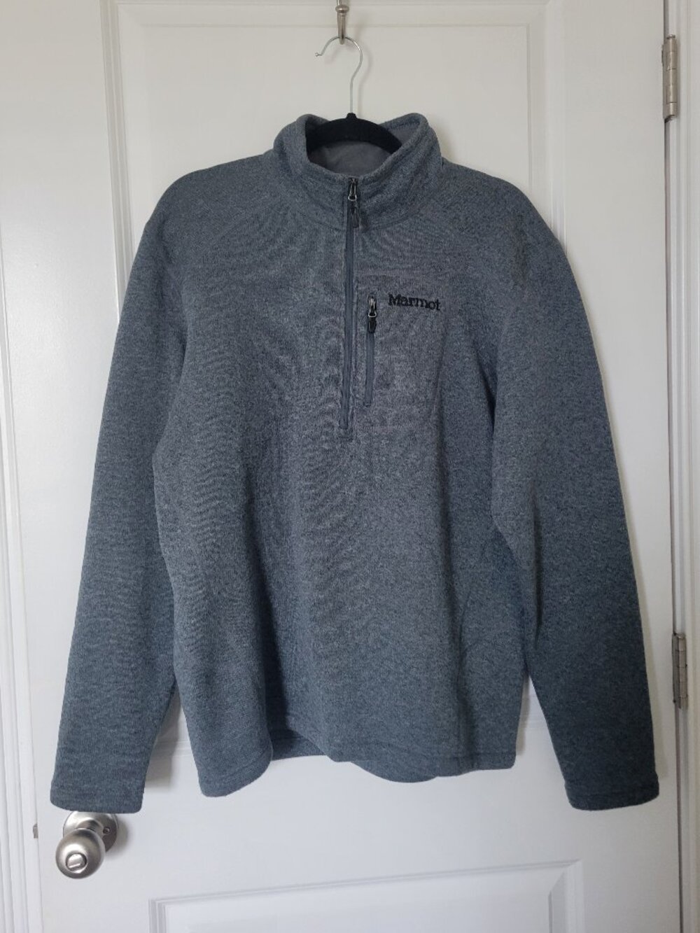 Marmot Fleece Sweater 3/4 Zip Pullover Men's Large